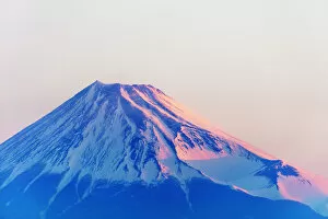 Typically Japanese Gallery: Mount Fuji, 3776m, at sunrise, UNESCO World Heritage Site, Shizuoka Prefecture, Honshu