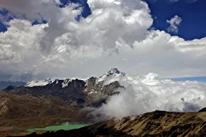 Bolivian Prints: Mount Huayna Potosi viewed from Mount Chacaltaya