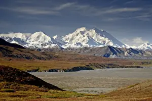 Mount Mckinley Prints: Mount McKinley in the fall, Denali National Park and Preserve