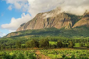 Malawi Prints: Mount Mulanje at sunset, Malawi, Africa
