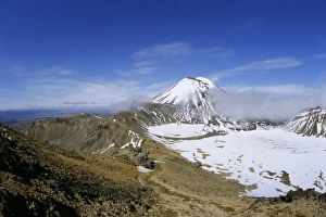 Taupo Prints: Mount. Ngauruhoe and South Crater