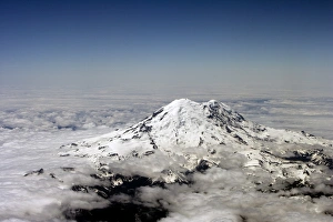 Washington Prints: Mount Ranier, Washington state, United States of America, North America