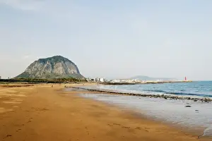 Korean Prints: Mount Sanbangsan, Jeju Island, UNESCO World Heritage Site, South Korea, Asia