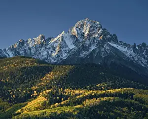 Colorado Prints: Mount Sneffels with snow in the fall