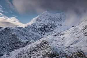 North Wales Prints: Mount Snowdon (Yr Wyddfa) in winter