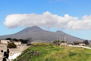 Eruption Prints: Mount Vesuvius, a volcano located on the Bay of Naples about 9km from the city of Naples