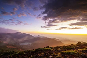 Honshu Prints: Mount Zao San, sunrise, Yamagata prefecture, Honshu, Japan, Asia