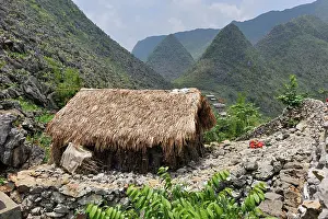 Southeast Prints: Mountain hamlet near Sa Phin in Dong Van plateau