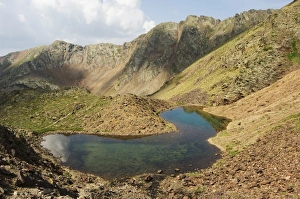 Andorra Prints: Mountain lake, hiking area of Pic de Coma Pedrosa, Parish of La Massana