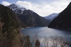 Mountain Lake Prints: Mountain lake, Jiuzhaigou National Park UNESCO World Heritage Site, Sichuan Province