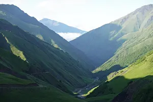 Tones Prints: Mountain landscape, Khevsureti region, Georgia