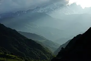 Mountain landscape, Khevsureti region, Georgia