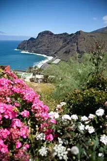 Mountain landscape, La Gomera, Canary Islands, Spain, Atlantic, Europe