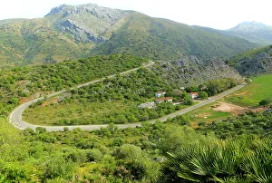 Rural Life Prints: Mountain landscape of Serrania de Ronda