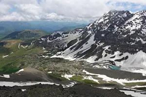 Melting Prints: Mountain landscape, Upper Khevsureti region, Georgia