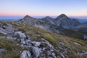 Abruzzo Prints: Mountain Portella at sunrise, Gran Sasso e Monti della Laga National Park, Abruzzo
