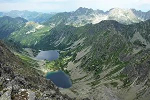 Range Prints: Mountain scenery in the High Tatras above the resort town of Strbske Pleso