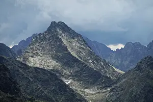 Slovakia Prints: Mountain scenery in the High Tatras above the resort town of Strbske Pleso