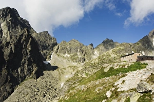 Mountain scenery and hiking area