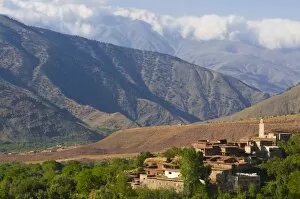 Images Dated 21st May 2008: Mountain scenery, seen from the mountain pass Tizi n Test, Atlas Mountains