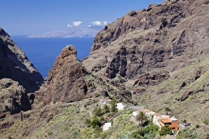 Masca Prints: Mountain village Masca, Teno Mountains, Tenerife, Canary Islands, Spain, Europe