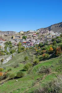 Settlement Prints: Mountain village of Tschoch located in Dagestan