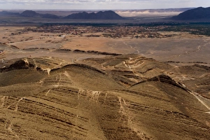 Oriental Region Prints: Mountains around the oasis of Figuig, province of Figuig, Oriental Region