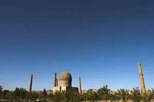 Mussallah Complex Prints: The Mousallah (Mussallah) Complex, Gaur Shads Mausoleum, Herat, Afghanistan, Asia