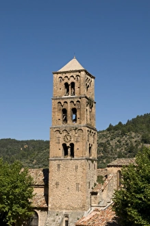 Images Dated 21st August 2008: Moustiers-Sainte-Marie bell tower, Alpes-de-Haute-Provence, Provence, France, Europe