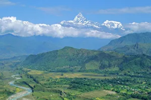 Images Dated 6th August 2008: Mt Machapuchare (Machhapuchhre) 7059m