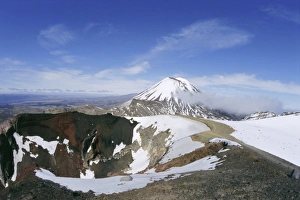 Taupo Prints: Mt Ngauruhoe volcano