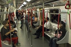Under Ground Prints: MTR subway, Hong Kong, China, Asia