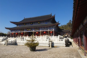 Images Dated 4th February 2007: Mu Family residence, City of Lijiang, UNESCO World Heritage Site, Yunnan, China, Asia