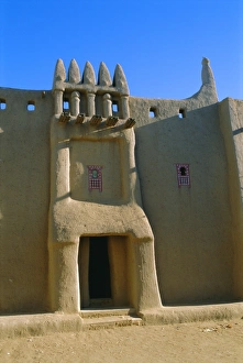 Western Africa Prints: Mud built house, Djenne, Mali, Africa