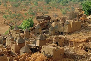 Wilderness Gallery: Mud village, Sanga region, Dogon, Mali, Africa