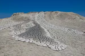 Images Dated 27th May 2010: Mud volcanoes near Qobustan, Azerbaijan, Central Asia, Asia