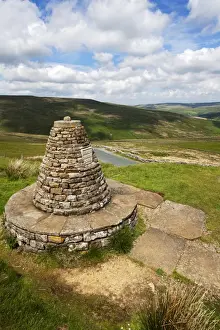 Seat Prints: Muker Parish 2000 Stone Seat above Thwaite in Swaledale Yorkshire Dales