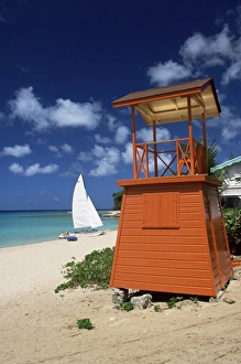 Barbados Prints: Mullins Beach, Barbados, West Indies, Caribbean, Central America
