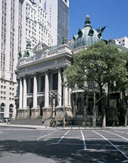 Municipal Theatre Prints: Municipal Theatre, Rio de Janeiro, Brazil, South America