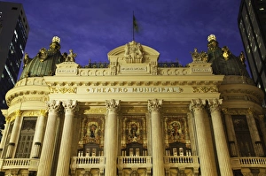 Theatres Prints: Municipal Theatre (Theatro Municipal)