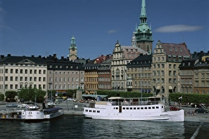 Northern Europe Prints: Munkbroleden waterfront
