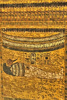 Creativity Prints: Mural of King Tuts Body, Tomb of Tutankhamun, KV62, Valley of the Kings
