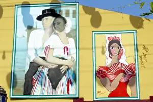 Festival Prints: Mural paintings celebrating La Feria de Malaga (Malaga Festival)