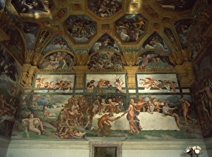 Lombardy Prints: Murals of Psyches passion for Cupid in the banqueting hall, Palazzo Te