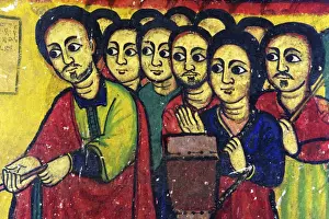 Religious Figure Prints: Murals in the the 16th century Christian Monastery and church of Azuwa Maryam