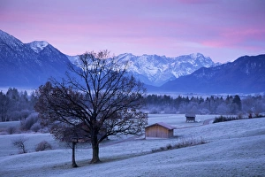 Murnauer Moos and Wetterstein Mountains