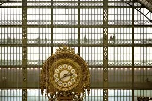 Musee d Orsay clock, Paris, France, Europe
