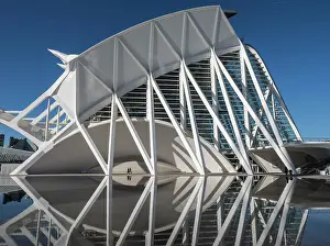 Landscaping Prints: Museu de les Ciences, Science Museum, City of Arts and Sciences, Valencia, Spain, Europe