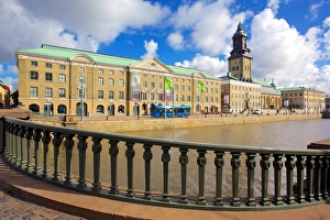 Gothenburg Prints: Museum and church, Gothenburg, Sweden, Scandinavia, Europe