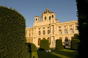 Art Museum Prints: Museum of Fine Arts at Maria Teresa Platz, Vienna, Austria, Europe